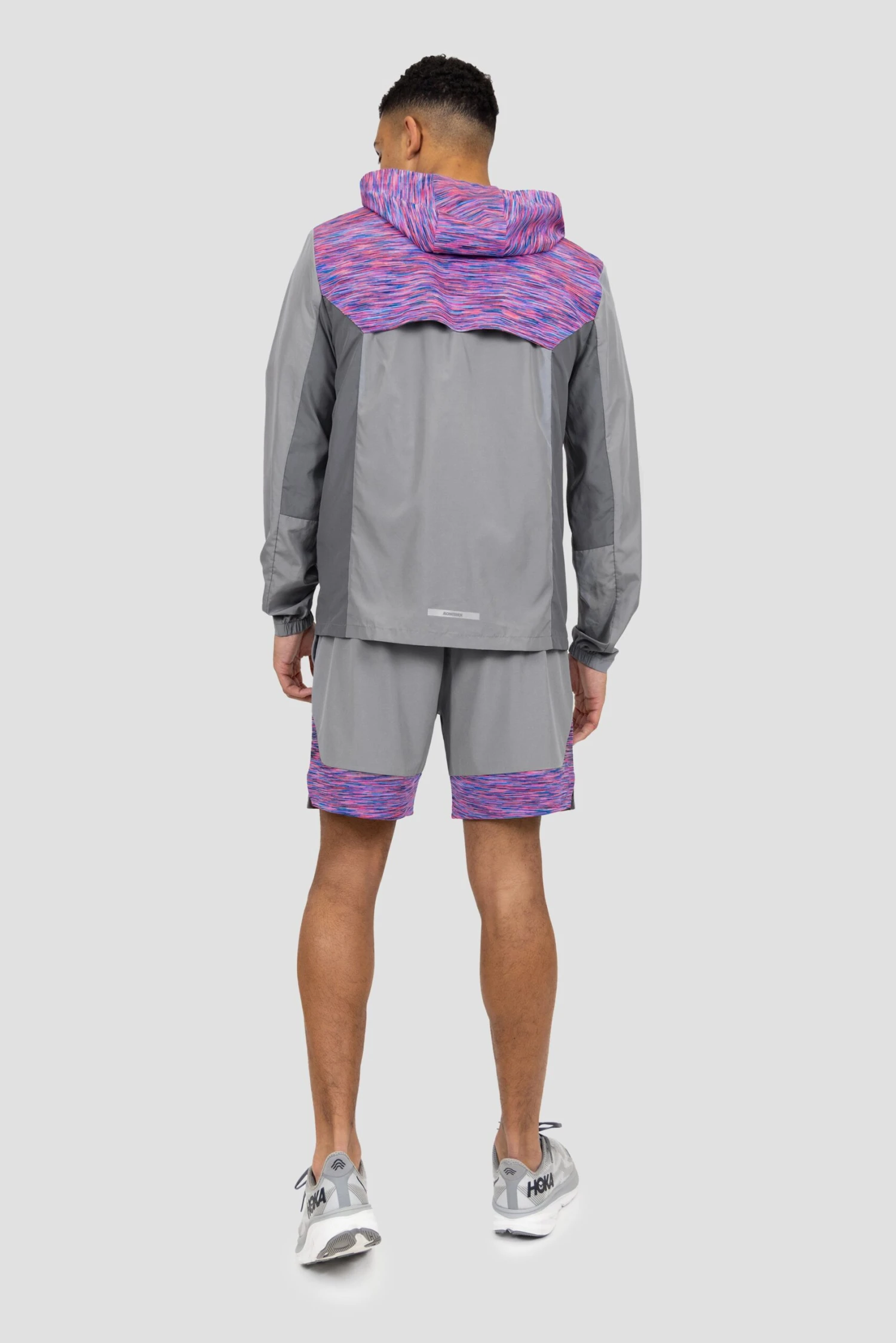 Trail Panel Short - Grey/Pink/Blue 8 Trail Panel Short - Grey/Pink/Blue - Image 6