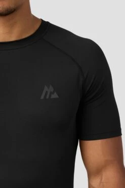 MTX Run Tempo Base Layer T-Shirt - Black -Montirex 71VpbiJ1HozNJmchOrEcZnywls1IYoFpmi1cAC9Mmss