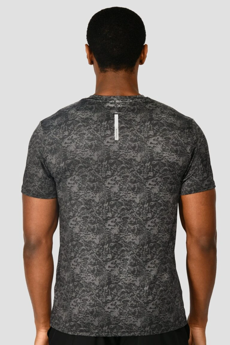 Montirex -Montirex ALTO PRINTED TEE BLACK JET GREY . close back 768x1151 1