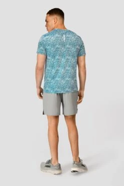 Alto Printed T-Shirt - Moonstone/Steel Blue -Montirex ALTO PRINTED TEE MOONSTONE STEEL BLUE back
