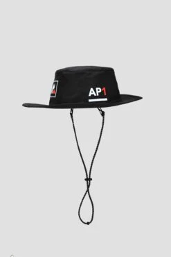 AP1 Boonie - Black/White/Cardinal Red -Montirex AP1 BOONIE BLACK WHITE CARDINAL RED side