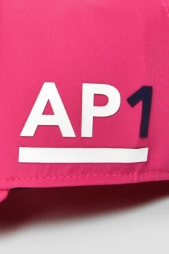 AP1 Tech Cap - Shocking Pink/White/Midnight Blue -Montirex Ap1 Tech Cap Shocking Pink White Midnight Blue side detail
