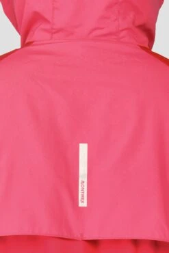 Breeze Windbreaker - Burgundy/Rouge/Hibiscus -Montirex BREEZE WINDBREAKER BURGUNDY ROUGE HIBISCUS back reflective