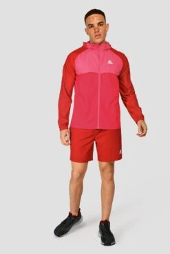 Breeze Windbreaker - Burgundy/Rouge/Hibiscus -Montirex BREEZE WINDBREAKER BURGUNDY ROUGE HIBISCUS front