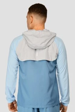 Montirex -Montirex BREEZE WINDBREAKER MOONSTONE LT SMOKE GREY STEEL BLUE close back