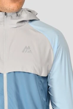 Breeze Windbreaker - Moonstone/Light Smoke Grey/Steel Blue -Montirex BREEZE WINDBREAKER MOONSTONE LT SMOKE GREY STEEL BLUE logo detail