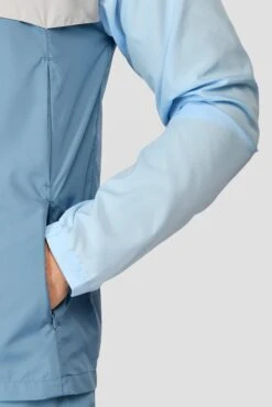 Breeze Windbreaker - Moonstone/Light Smoke Grey/Steel Blue -Montirex BREEZE WINDBREAKER MOONSTONE LT SMOKE GREY STEEL BLUE sleeve detail