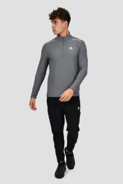 Charge 2.0 1/4 Zip - Cement Grey 9 Charge 2.0 1/4 Zip - Cement Grey -Montirex CHARGE 2.0 1 4 ZIP CEMENT GREY front