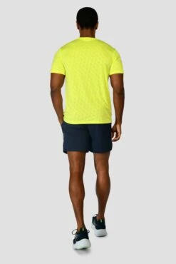 Crux Knit T-Shirt - Lime Frost -Montirex CRUX KNIT TEE LIME FROST back