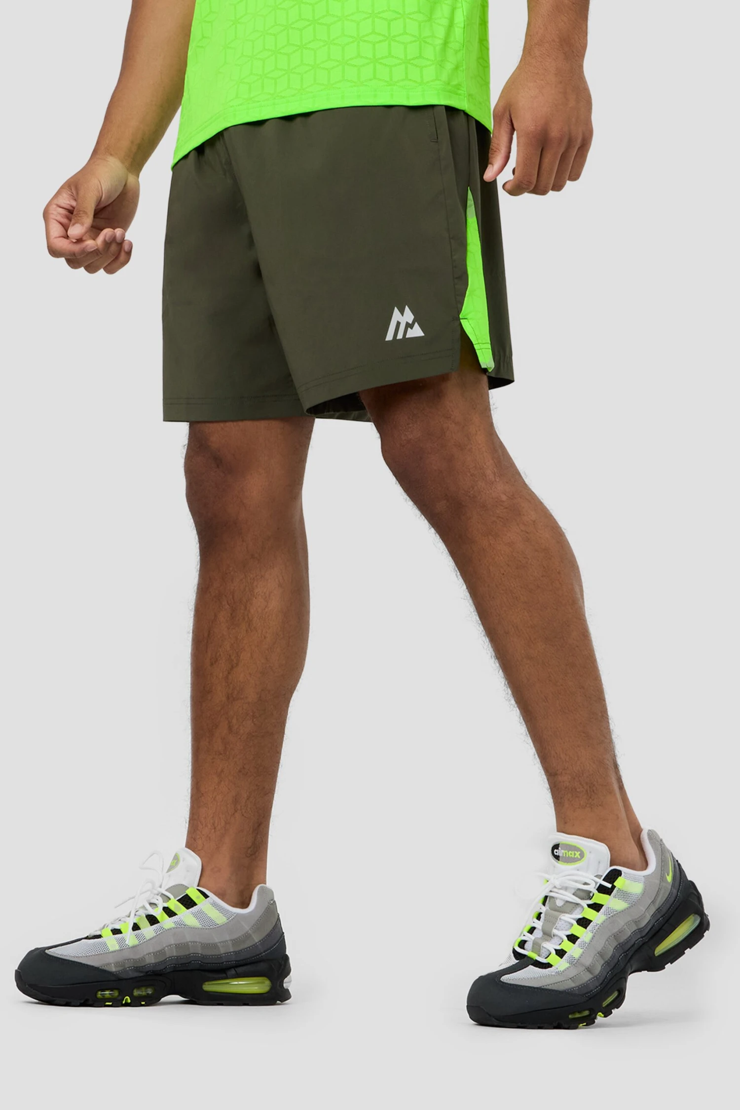 Cube Short - Elm/Neon Green 3 Cube Short - Elm/Neon Green