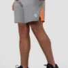 Cube Short - Platinum Grey/Ice Tango -Montirex CUBE SHORT MONUMENT ORANGE POP CLOSE LOGO