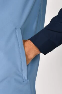 Curve 2.0 Jacket - Midnight Blue/Steel Blue 17 Curve 2.0 Jacket - Midnight Blue/Steel Blue -Montirex CURVE 2.0 JACKET MIDNIGHT BLUE STEEL BLUE sleeve detail