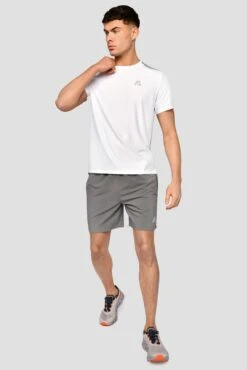 Charge T-Shirt - White/Platinum Grey -Montirex Charge T Shirt White Platinum Grey Full Front