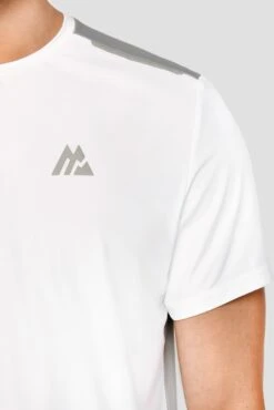 Charge T-Shirt - White/Platinum Grey -Montirex ChargeT Shirt White PlatinumGrey Close