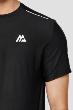 Charge T-Shirt - Black -Montirex ChargeT shirt Black close