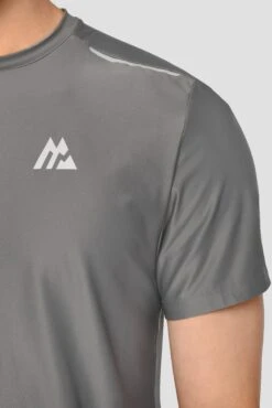 Charge T-Shirt - Cement Grey -Montirex ChargeT shirt CementGrey close