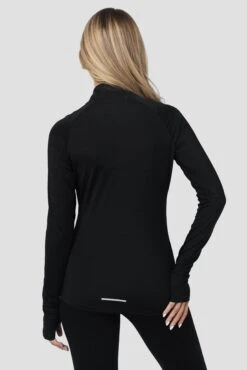 Draft 1/4 Zip - Black -Montirex DRAFT 1 4 ZIP BLACK BEAUTY CB