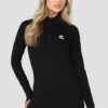 Draft 1/4 Zip - Black -Montirex DRAFT 1 4 ZIP BLACK BEAUTY CF