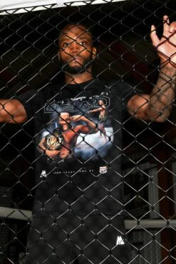 Leon Edwards Head Shot T-Shirt - Black -Montirex DSC 6642