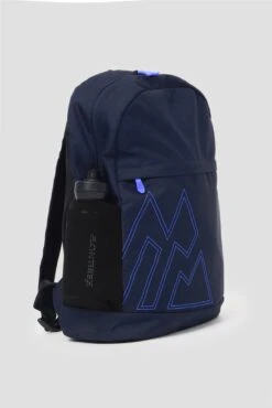 Essential Backpack - Midnight Blue/Neon Blue -Montirex ESSENTIAL BACKPACK BLUE side bottle