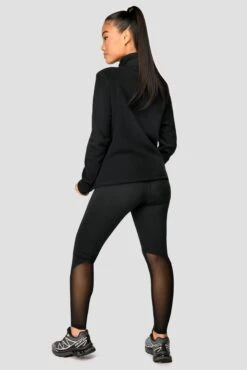 Everest Oversized Polar Fleece 1/4 Zip - Black 10 Everest Oversized Polar Fleece 1/4 Zip - Black -Montirex EVERESTOVERSIZEDPOLARFLEECE1 4ZIP Black back