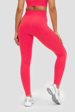 Evolve 2.0 Seamless Legging - Strawberry Soda -Montirex EVOLVE 2.0 SEAMLESS LEGGING RASPBERRY close back