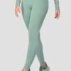 Evolve Seamless Legging - Jade -Montirex EVOLVECORESEAMLESSLEGGING Jade side