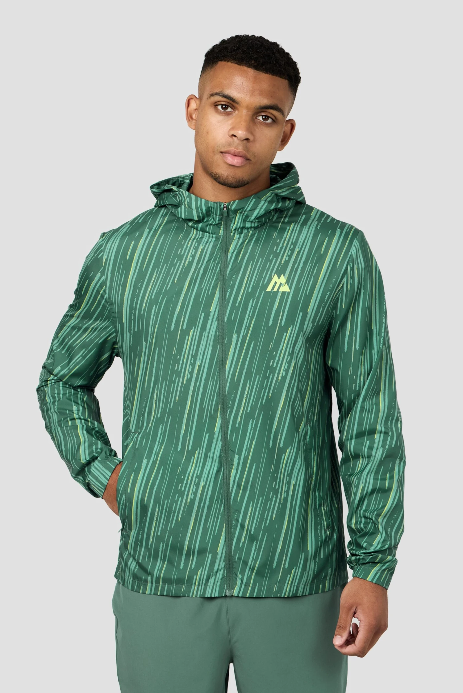 Vigour Print Windbreaker - Dolphin/Feather 3 Vigour Print Windbreaker - Dolphin/Feather