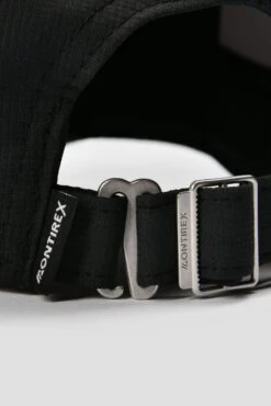 Expedition Cap - Black -Montirex Expedition Cap Black backdetail