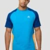 Flex T-Shirt - Idaho Blue/Marine Blue/Ember -Montirex FLEX SHIRT BLUE ORANGE 1