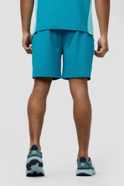 Flex Short - Aisen/Atlantic/Peyto -Montirex FLEX SHORT FJORD BLUE CLOSE BACK