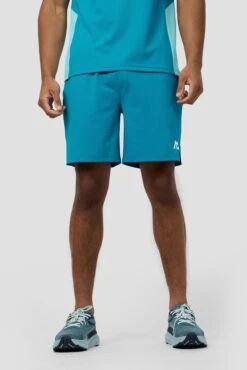 Flex Short - Aisen/Atlantic/Peyto -Montirex FLEX SHORT FJORD BLUE CLOSE FRONT