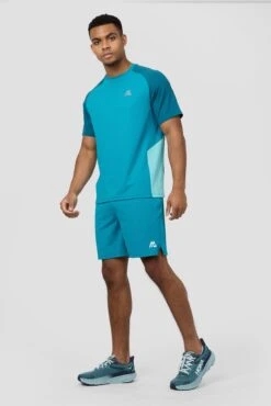 Flex Short - Aisen/Atlantic/Peyto -Montirex FLEX SHORT FJORD BLUE FULL FRONT