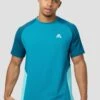 Flex T-Shirt - Aisen/Atlantic/Peyto -Montirex FLEX T SHIRT FJORD BLUE CLOSE FRONT 2 80ce6c66 9445 4174 81db 654b70411162