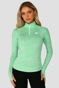 Women's Trail 2.0 1/4 Zip - Green Multi