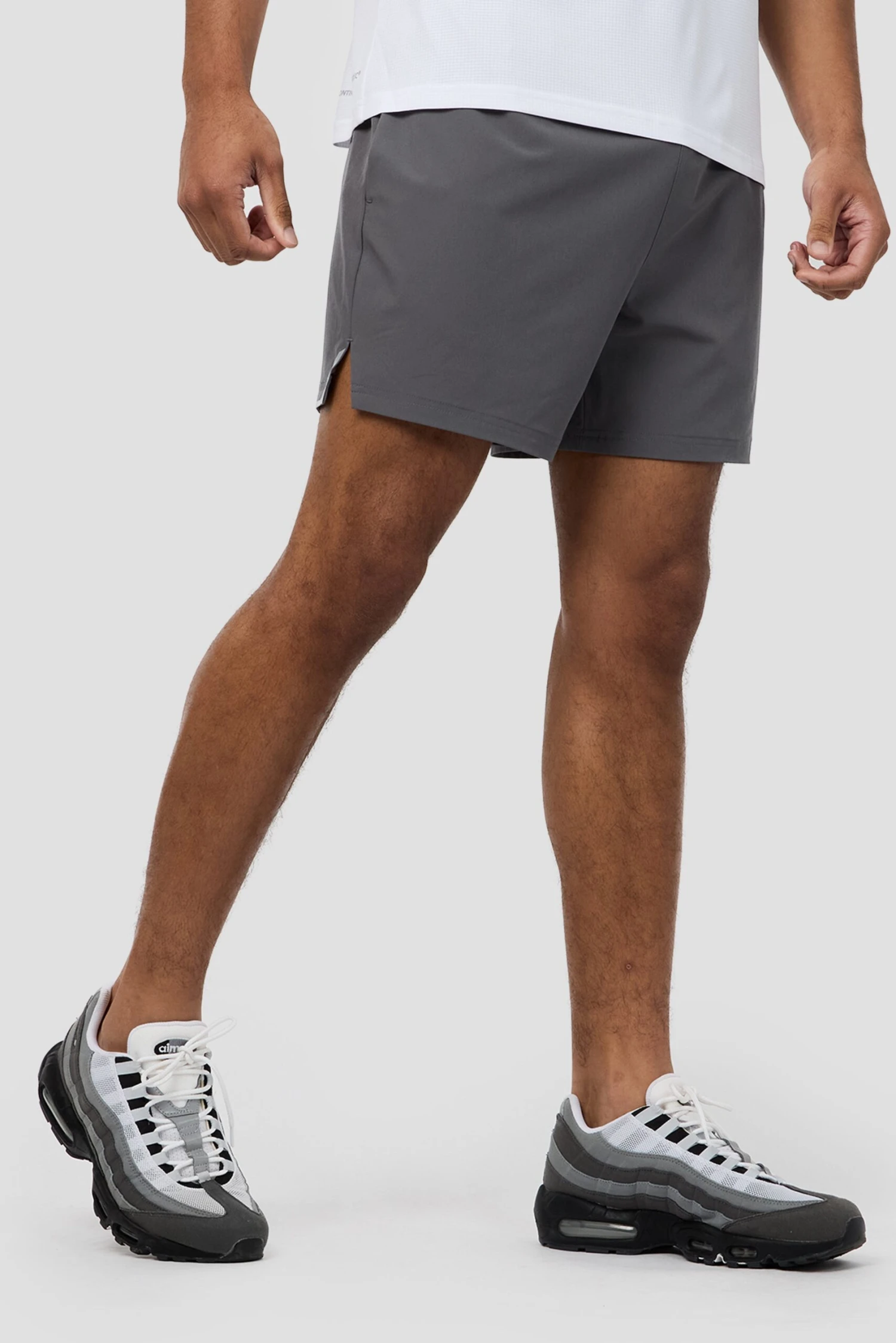 Fly 5 Inch Short - Cement Grey 4 Fly 5 Inch Short - Cement Grey - Image 2