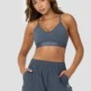 Icon 2.0 Strappy Bra - Greyed Indigo -Montirex ICON BRA INDIGO GREY 1 2
