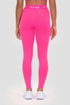 Icon Full Length Legging - Magenta -Montirex ICON FULL LENGTH LEGGING PINK GLO Close Back v2