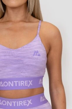 Icon Lite Bra - Lilac Multi -Montirex ICON LITE BRA LILAC BREEZE ORCHID BLOOM VIOLA Logo v3