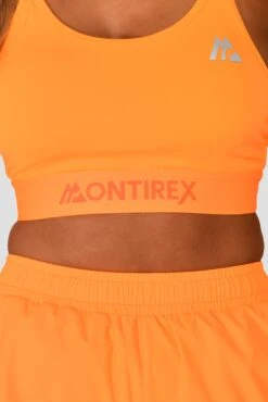 Women's Icon Strappy Bra Top - Ice Tango -Montirex ICON STRAPPY BRA TOP ICE TANGO band detail