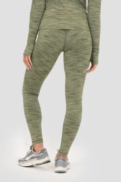 Icon Lite Legging - Khaki Multi -Montirex ICON LITE LEGGING OIL GREEN FOUR LEAF CLOVER TEA Close Back