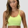 Icon Strappy Bra - Citrus -Montirex ICON STRAPPY BRA CITRUS CLOSE FRONT