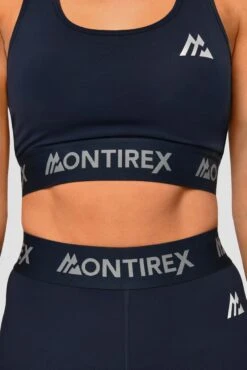 Icon Bra Top - Midnight Blue -Montirex Icon Bra Top Midnight Blue Close