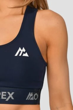 Icon Bra Top - Midnight Blue -Montirex Icon Bra Top Midnight Blue Close logo