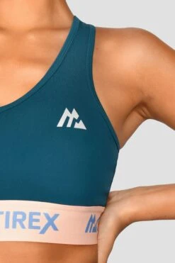 Icon Contrast Bra Top - Cruise/Apricot Cream/Moroccan Blue -Montirex IconContrastBraTop Cruise ApricotCream MoroccanBlue close