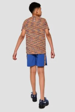 Junior Trail Panel Short - Cobalt/Neon Orange/Lime/Blue -Montirex JN TRAIL 2.0 TEE SAFETY ORANGE LIME FROST COBALT SPACE BLUE back 390554c7 d402 4ceb a185 5bf7a9862a54