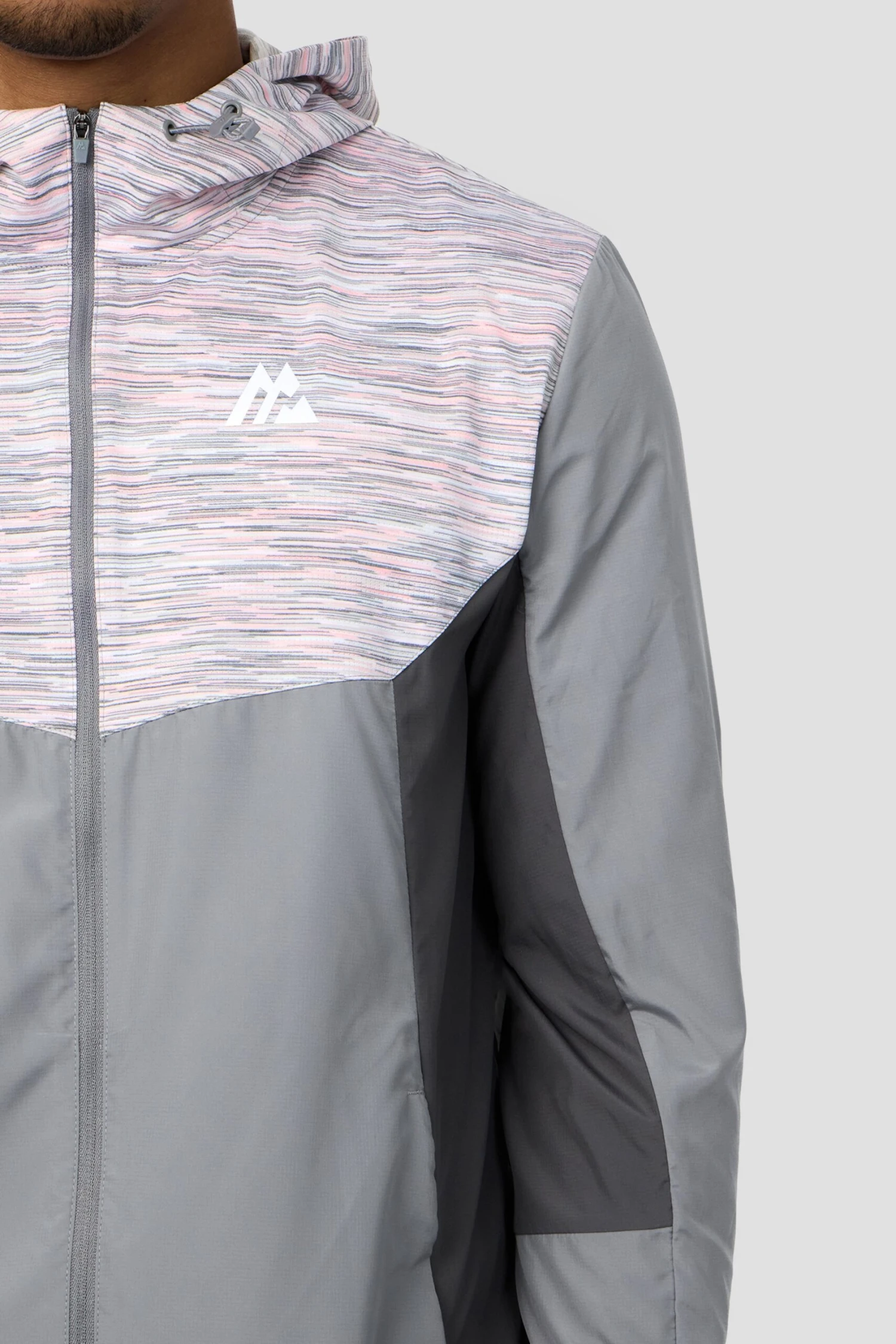 Trail Windbreaker - Grey/Pink/White 7 Trail Windbreaker - Grey/Pink/White - Image 5