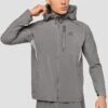 Lumos Jacket - Cement Grey -Montirex Lumos jacket Cement Grey Close Front