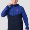 MTX Run Tempo Windbreaker - Marine Blue/Midnight Blue -Montirex MTX RUN TEMPO WINDBREAKER SOLADITE BLUE CLOSE FRONT