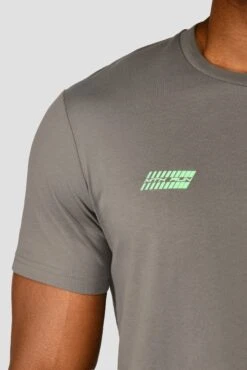 MTX Run Vital Cotton T-Shirt - Cement Grey -Montirex MTX RUN VITAL COTTON TEE CEMENT GREY logo 2